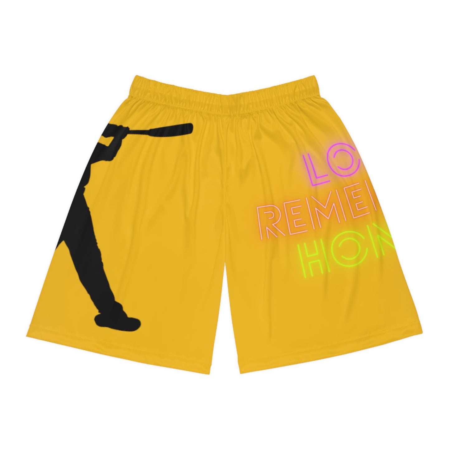 Basketball Shorts: Baseball Yellow