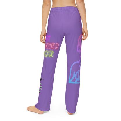 Kids Pajama Pants: Gaming Lite Purple