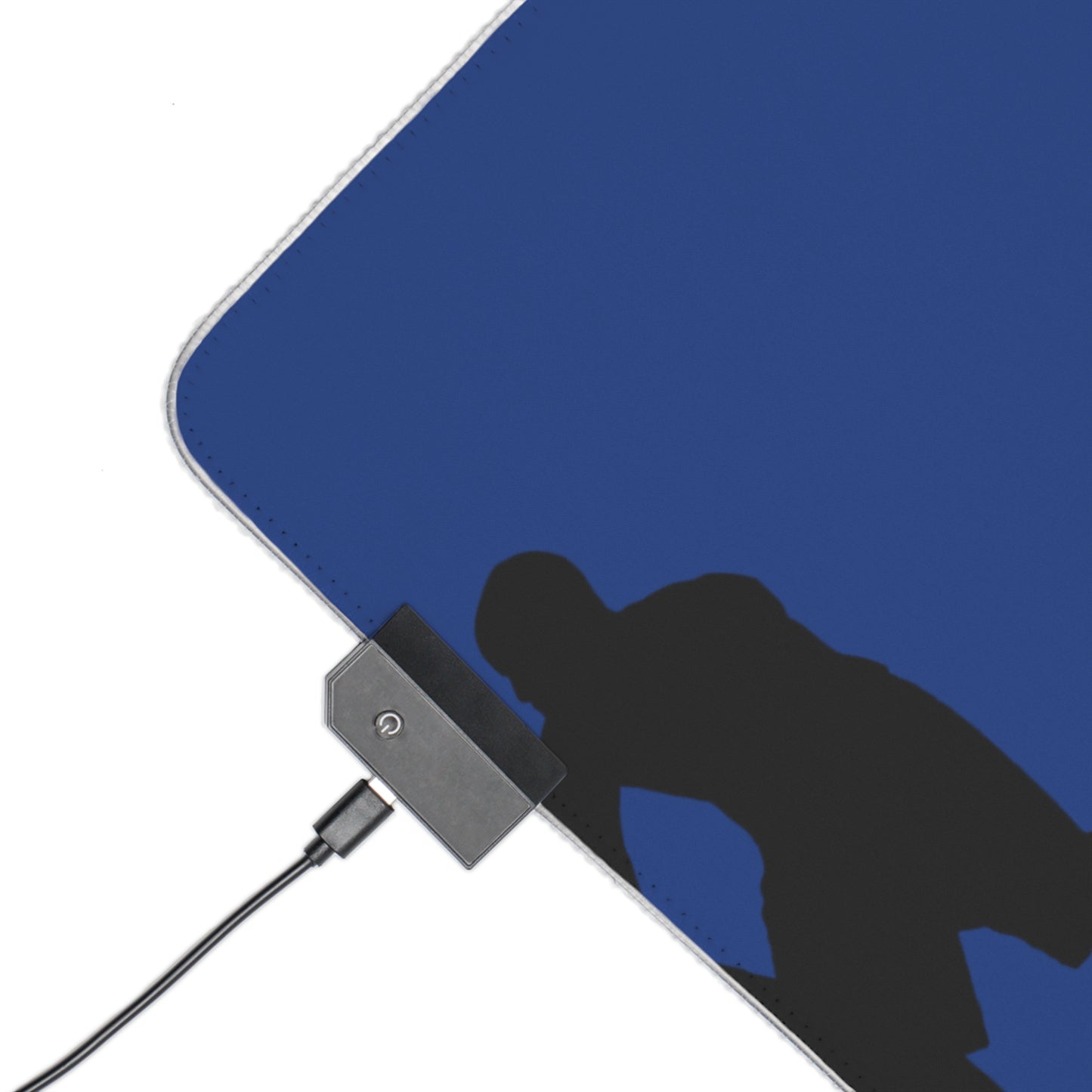 LED Gaming Mouse Pad: Basketball Dark Blue