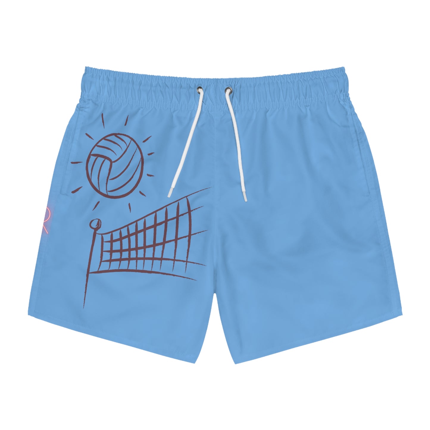 Swim Trunks: Volleyball Lite Blue