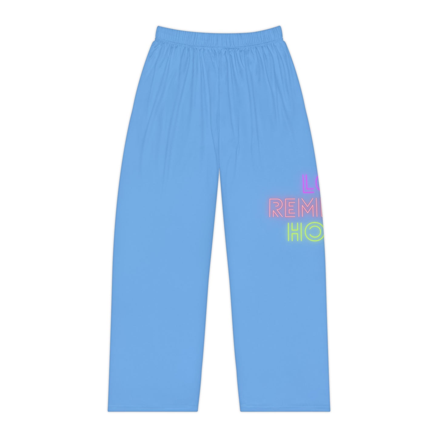 Women's Pajama Pants: Lost Remember Honor Lite Blue