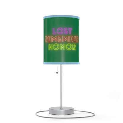 Lamp on a Stand, US|CA plug: Music Dark Green 