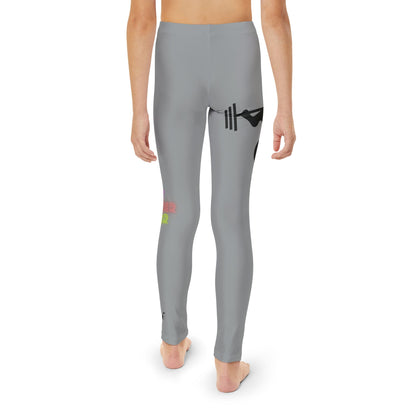 Youth Full-Length Leggings: Weightlifting Grey