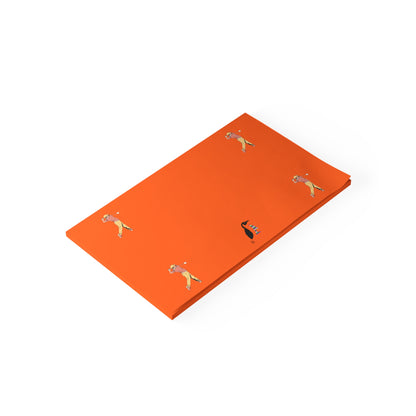 Post-it® Note Pads: Golf Orange