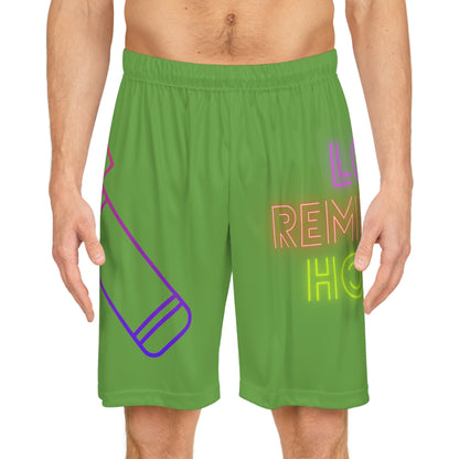 Basketball Shorts: Music Green