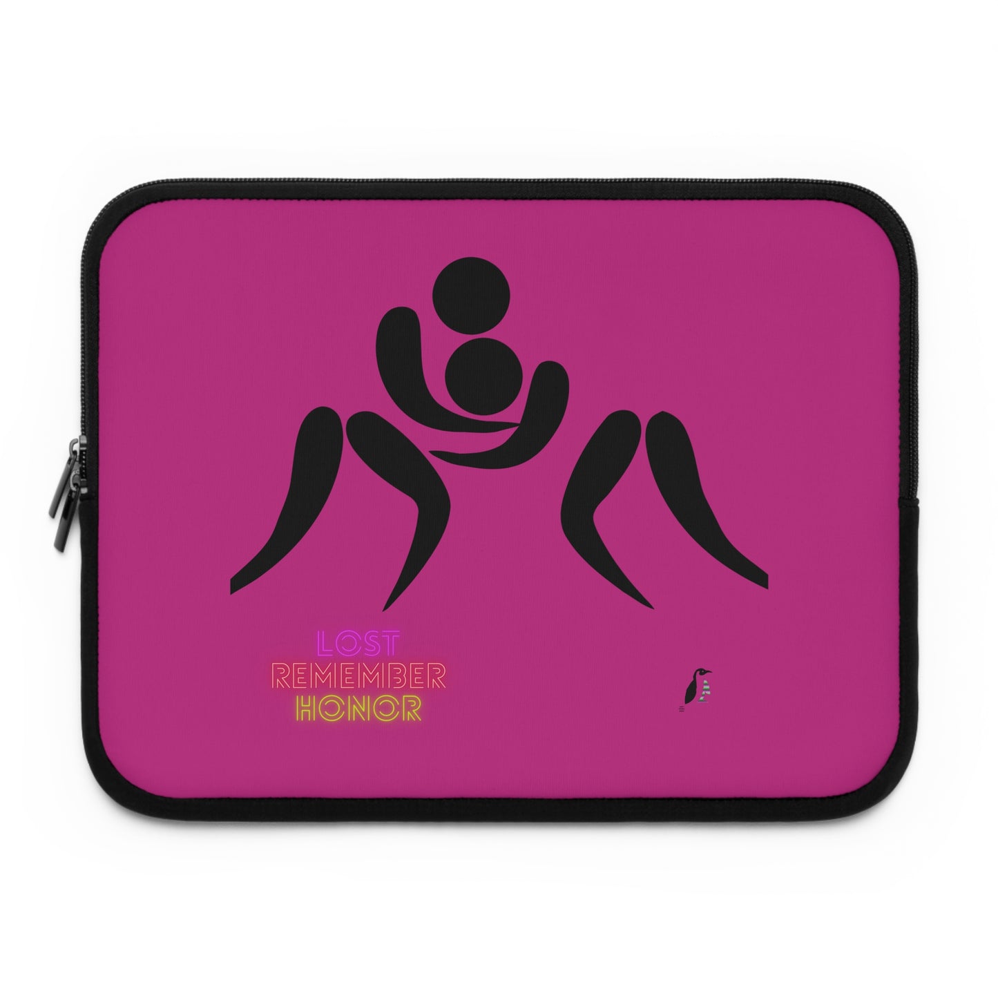 Laptop Sleeve: Wrestling Pink