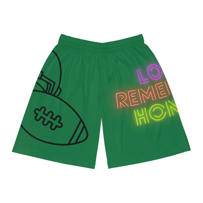 Basketball Shorts: Football Dark Green