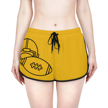 Women's Relaxed Shorts: Football Yellow