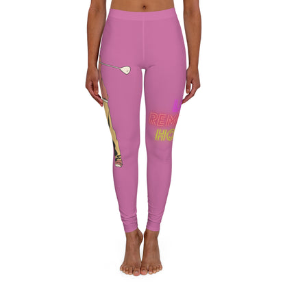 Women's Spandex Leggings: Golf Lite Pink