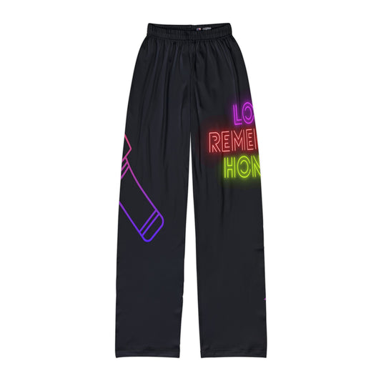 Kids Pajama Pants: Music Black