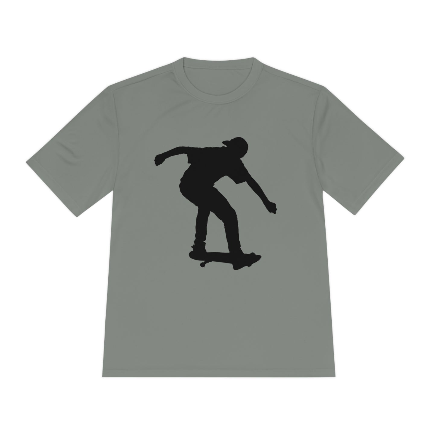 Moisture Wicking Tee: Skateboarding #2