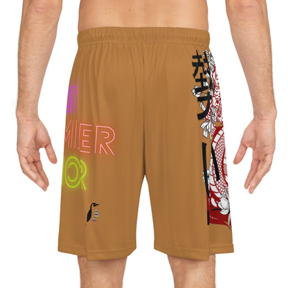 Basketball Shorts: Dragons Lite Brown