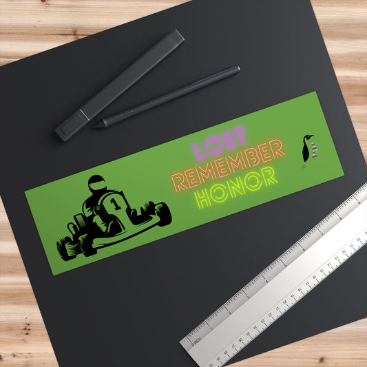 Bumper Stickers: Racing Green