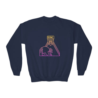 Youth Crewneck Sweatshirt: Bowling