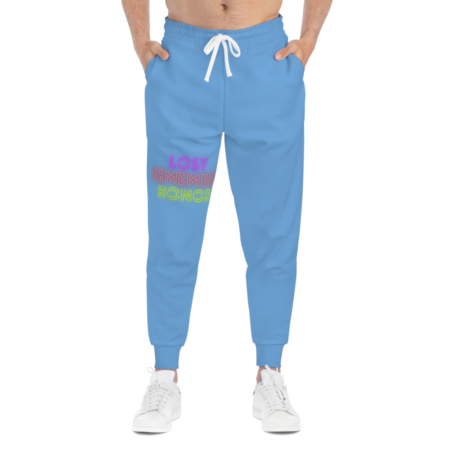 Athletic Joggers: Lost Remember Honor Lite Blue