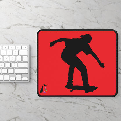 Gaming Mouse Pad: Skateboarding Red