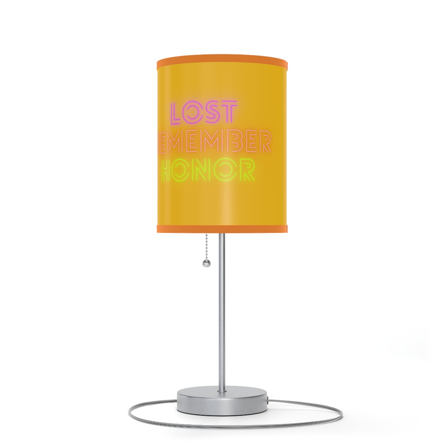 Lamp on a Stand, US|CA plug: Crazy Penguin World Logo Yellow