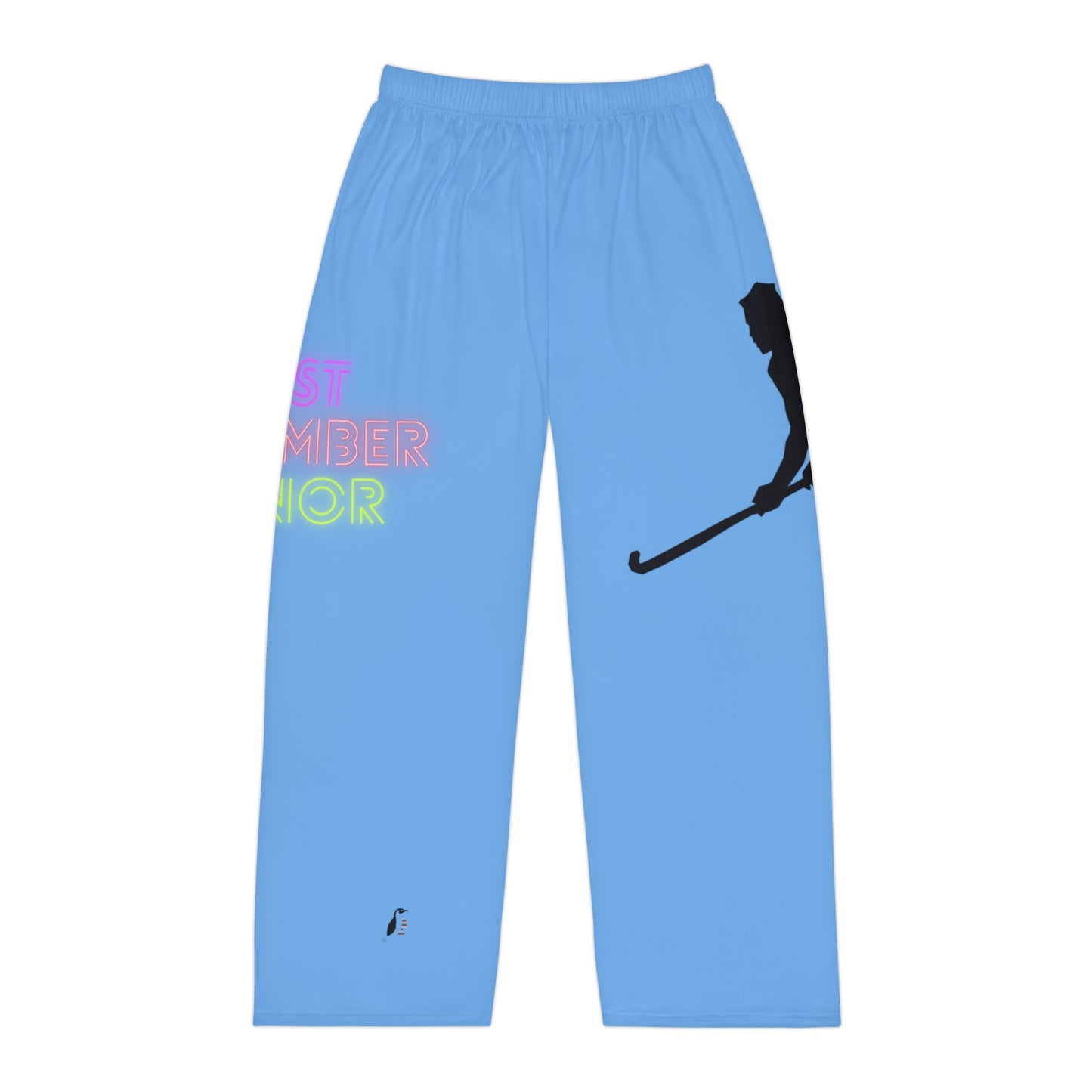 Men's Pajama Pants: Hockey Lite Blue