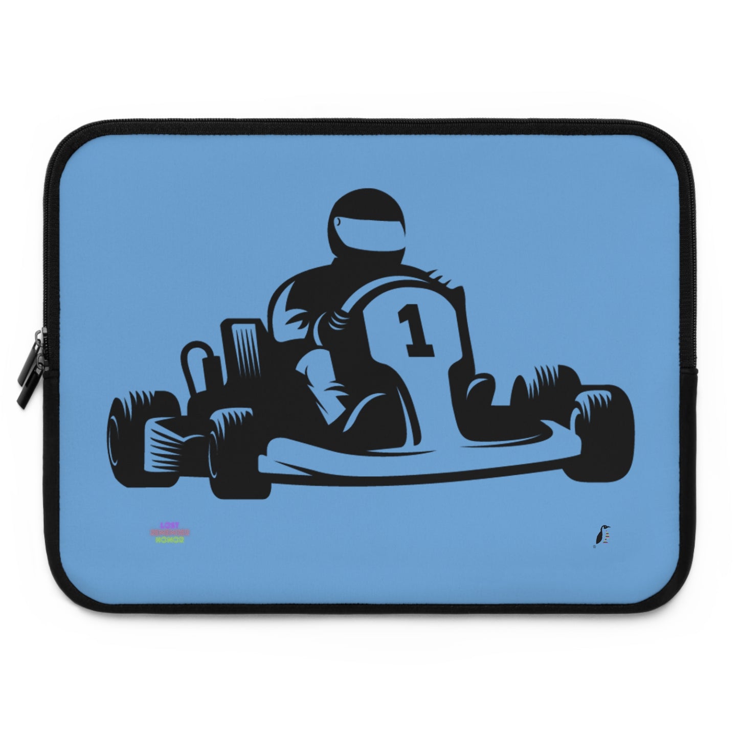 Laptop Sleeve: Racing Lite Blue