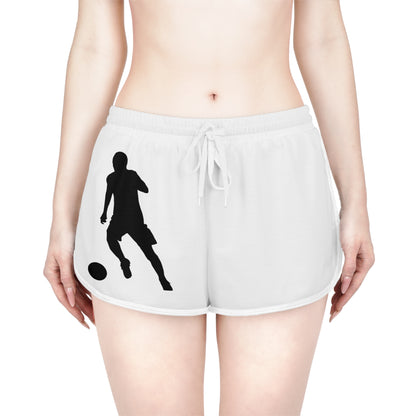 Women's Relaxed Shorts: Soccer White