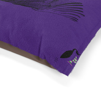 Pet Bed: Writing Purple