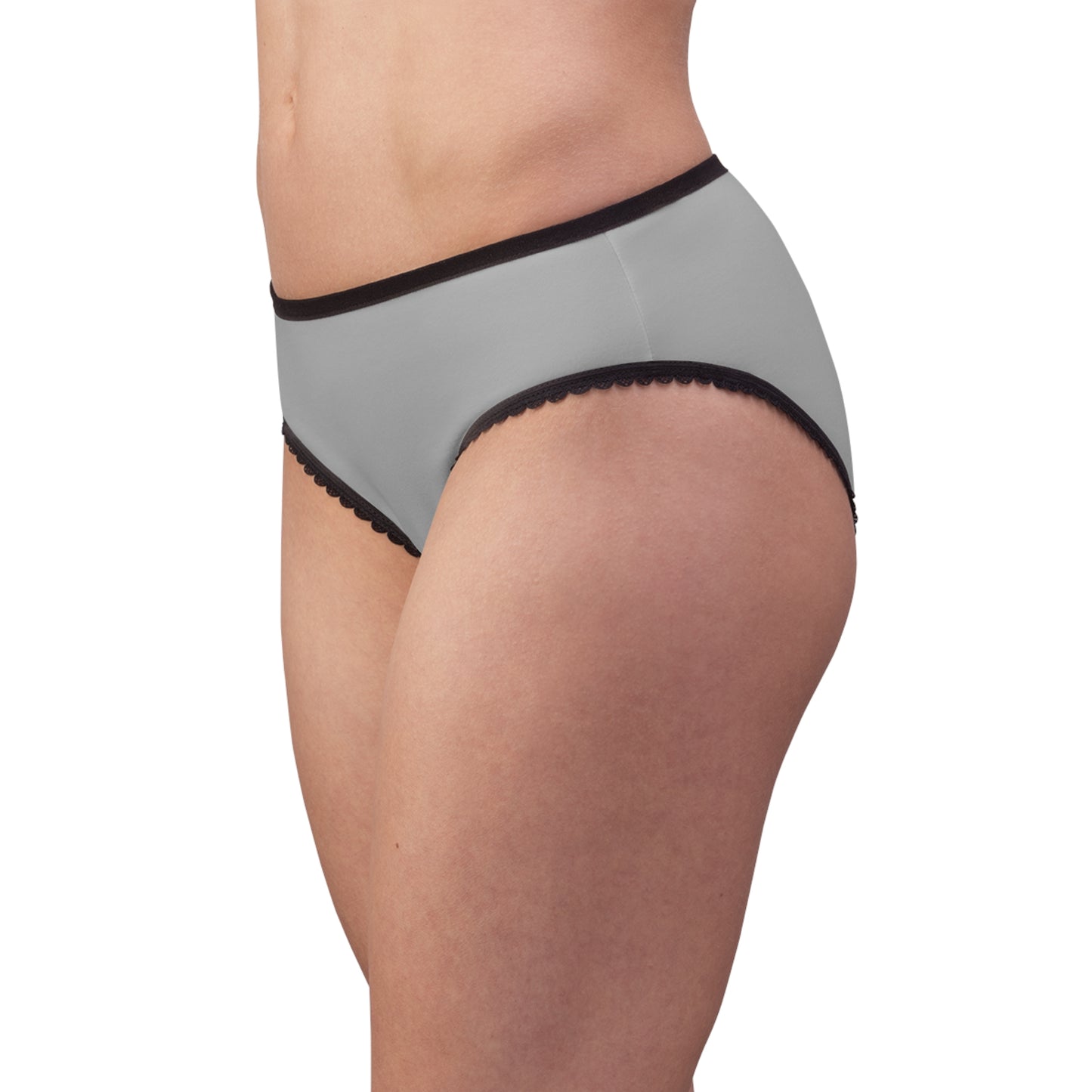 Women's Briefs: Crazy Penguin World Logo Lite Grey