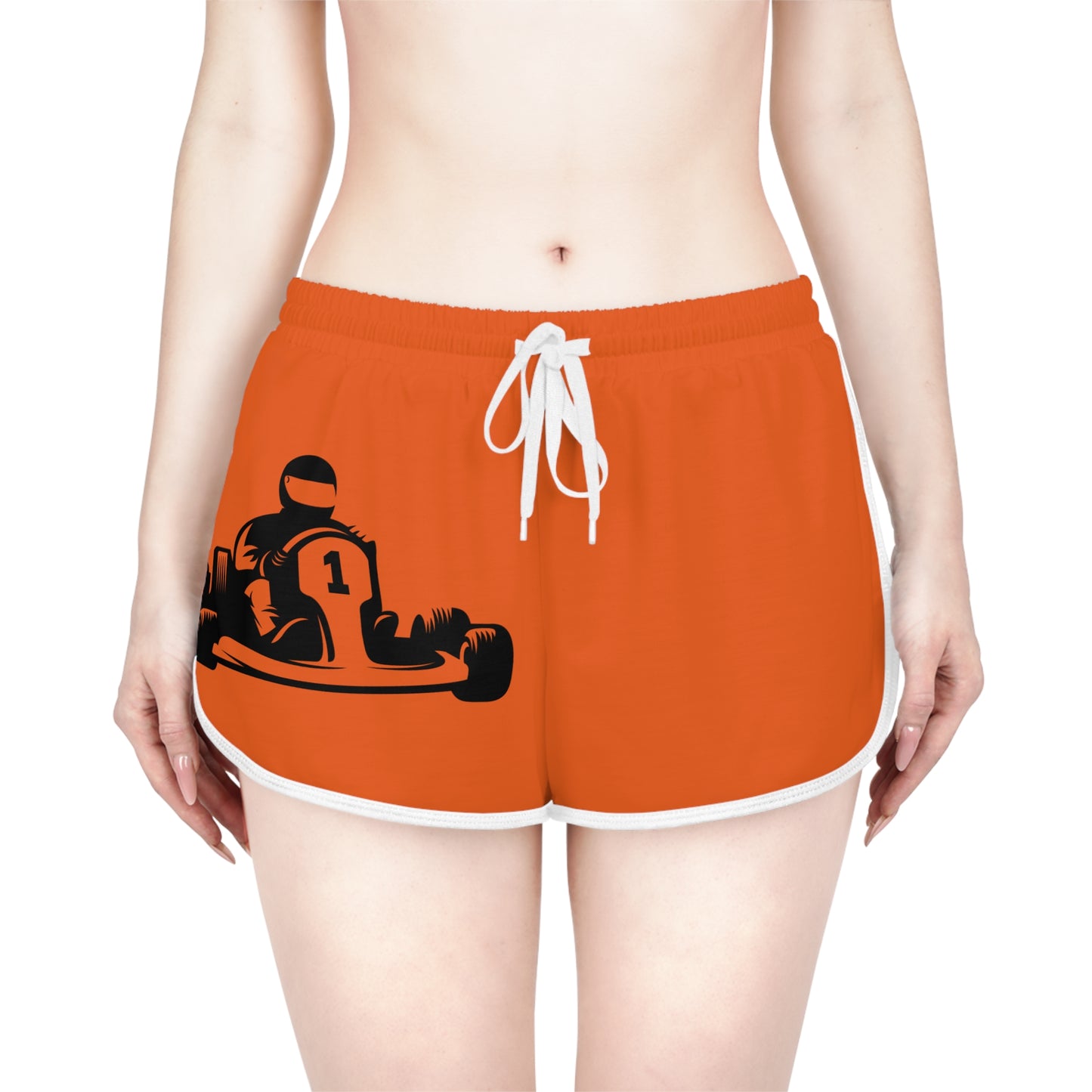 Women's Relaxed Shorts: Racing Orange