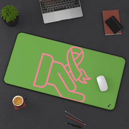 Desk Mat: Fight Cancer Green