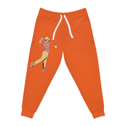 Athletic Joggers: Golf Orange