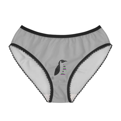 Women's Briefs: Wolves Lite Grey