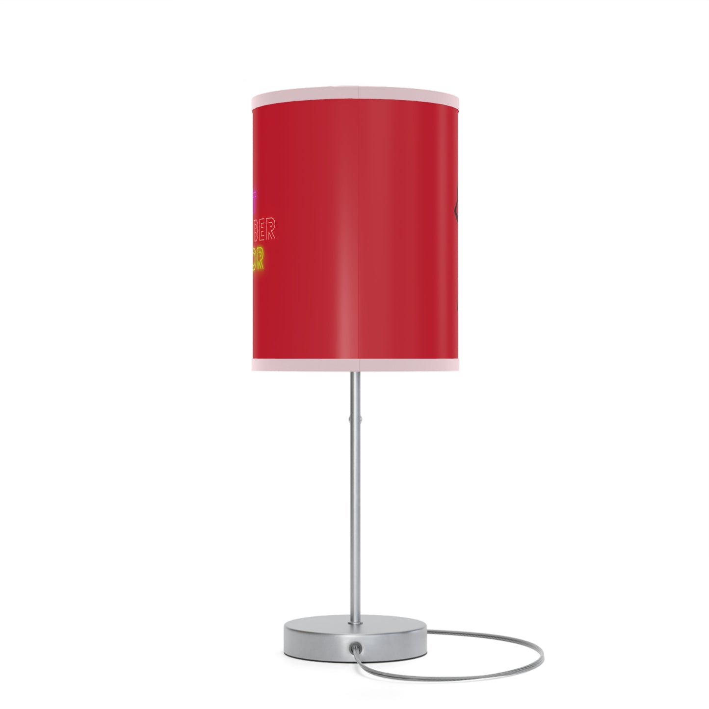 Lamp on a Stand, US|CA plug: Tennis Dark Red