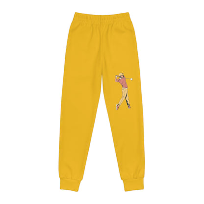 Youth Joggers: Golf Yellow