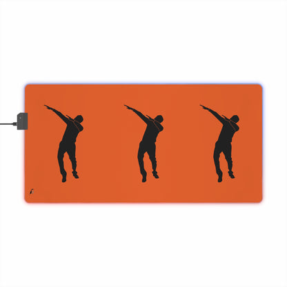 LED Gaming Mouse Pad: Dance Orange