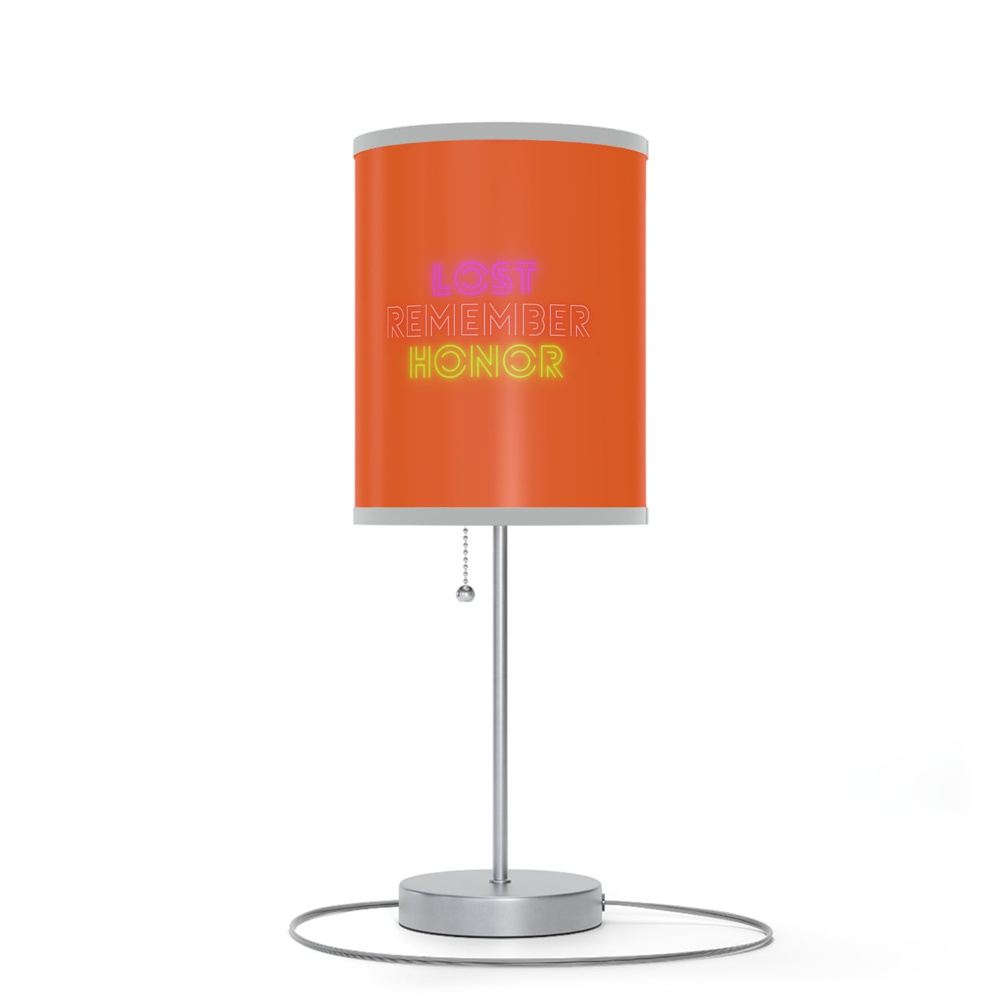 Lamp on a Stand, US|CA plug: LGBTQ Pride Orange 