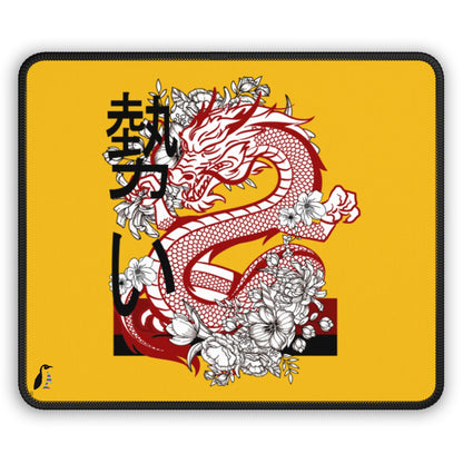 Gaming Mouse Pad: Dragons Yellow