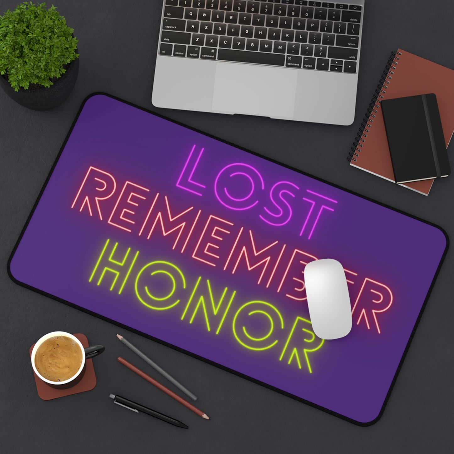 Desk Mat: Lost Remember Honor Purple