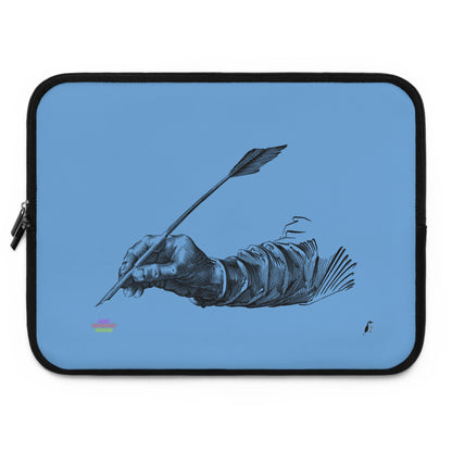 Laptop Sleeve: Writing Lite Blue