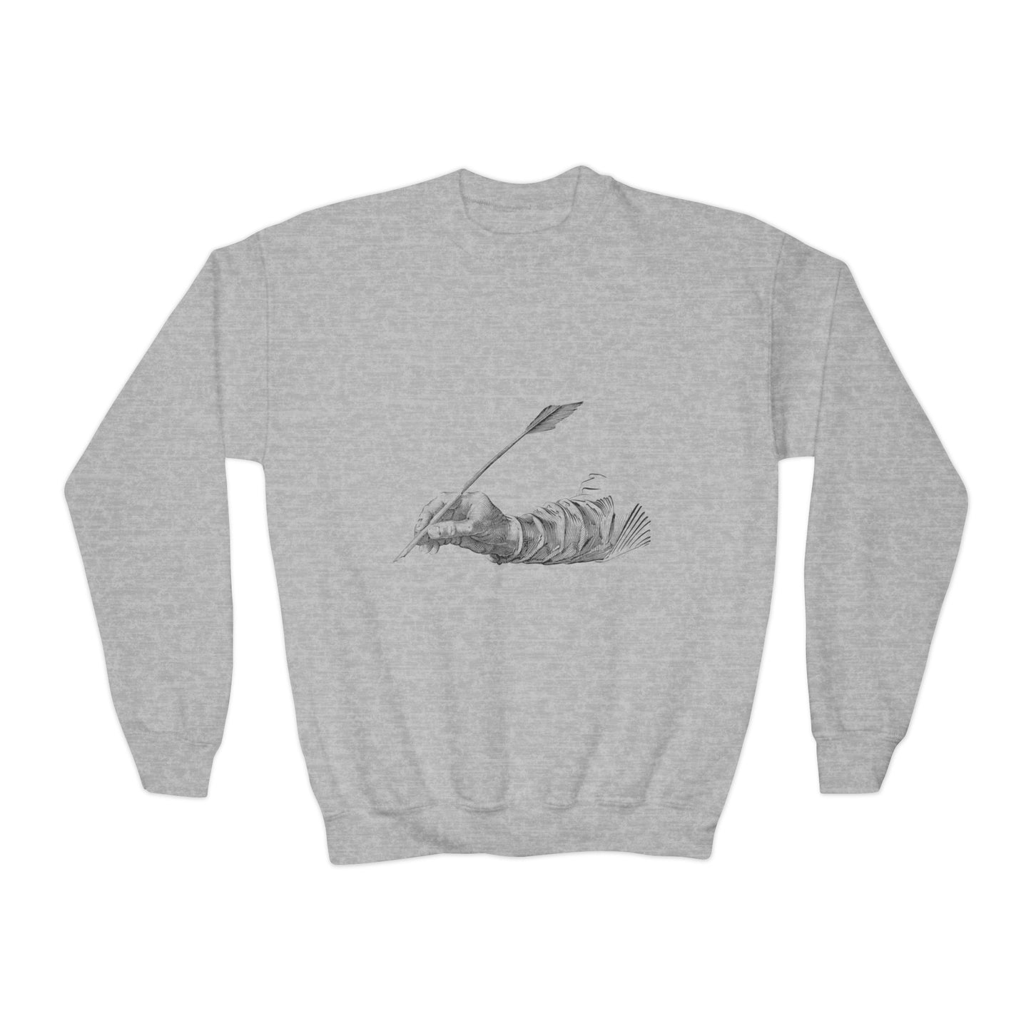 Youth Crewneck Sweatshirt: Writing