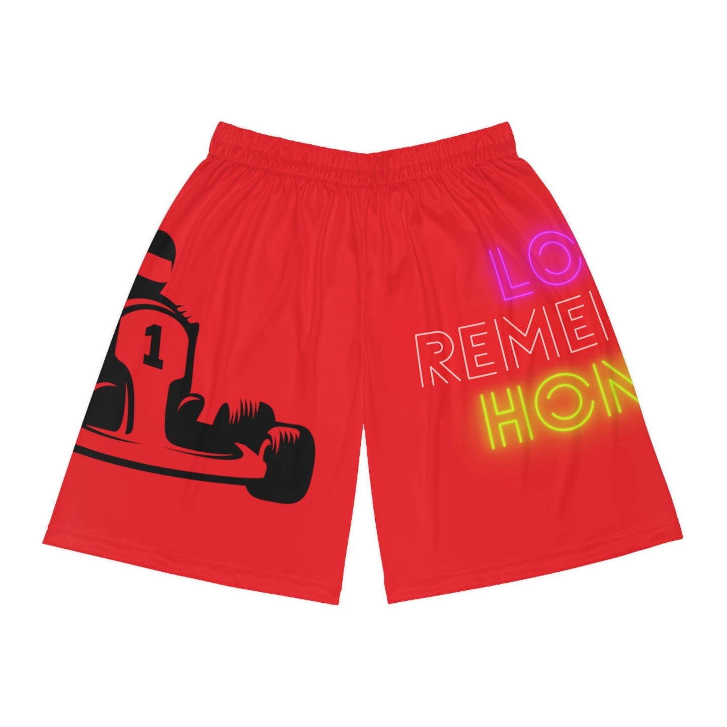 Basketball Shorts: Racing Red