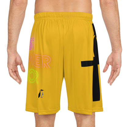 Basketball Shorts: Fishing Yellow