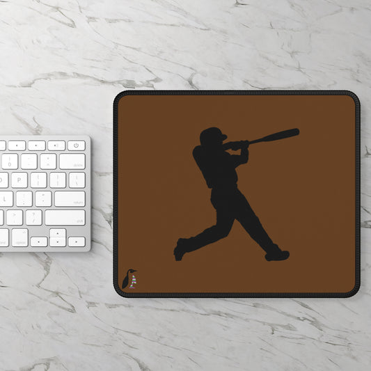 Gaming Mouse Pad: Baseball Brown