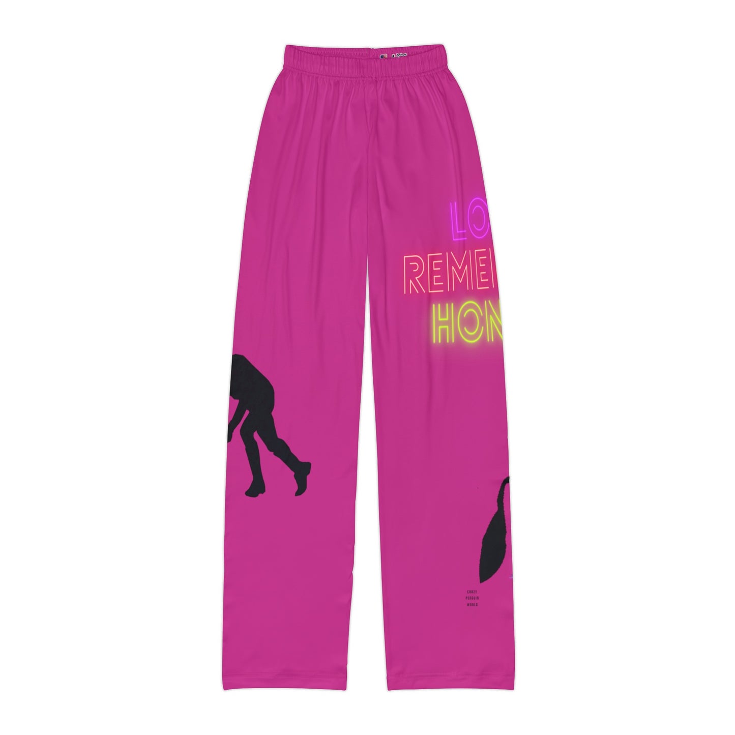 Kids Pajama Pants: Hockey Pink