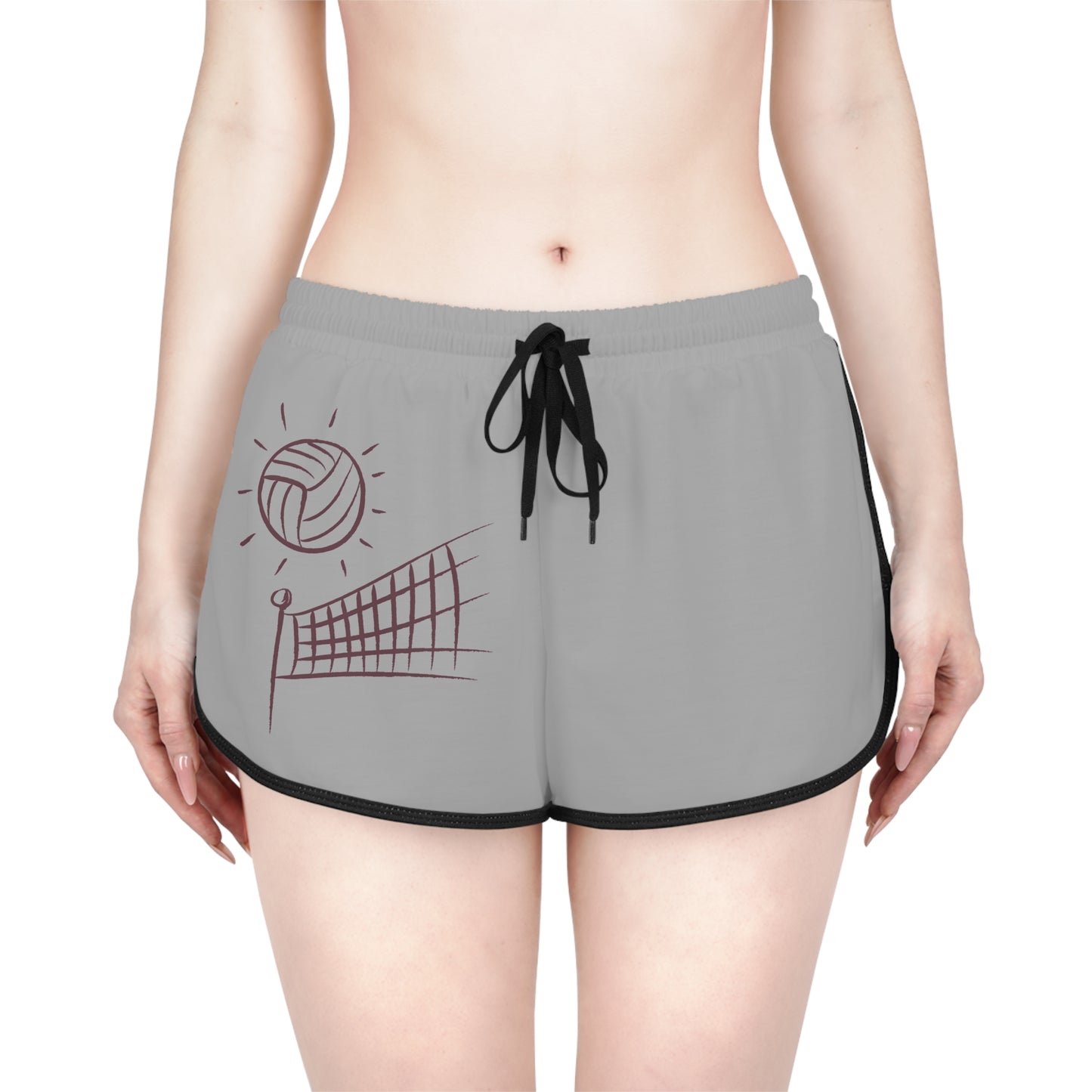 Women's Relaxed Shorts: Volleyball Lite Grey