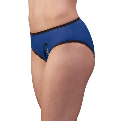 Women's Briefs: Dance Dark Blue