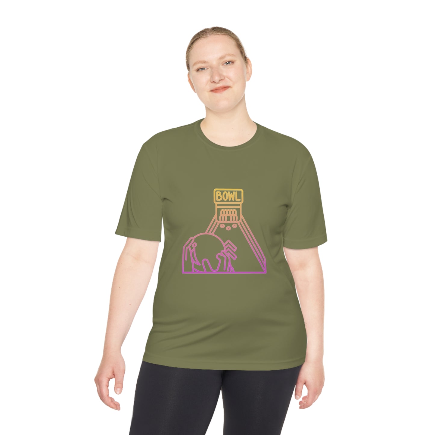 Moisture Wicking Tee: Bowling #2