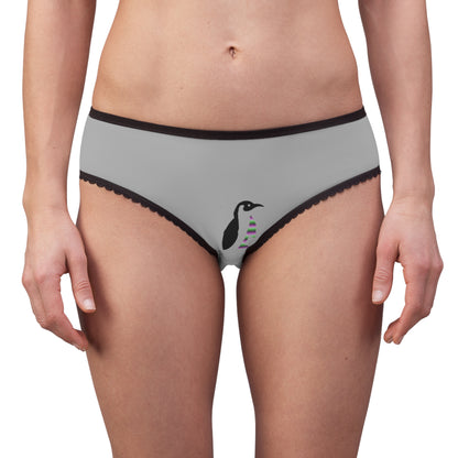 Women's Briefs: Skateboarding Lite Grey