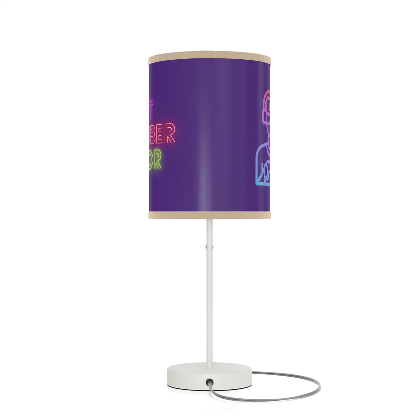 Lamp on a Stand, US|CA plug: Gaming Purple