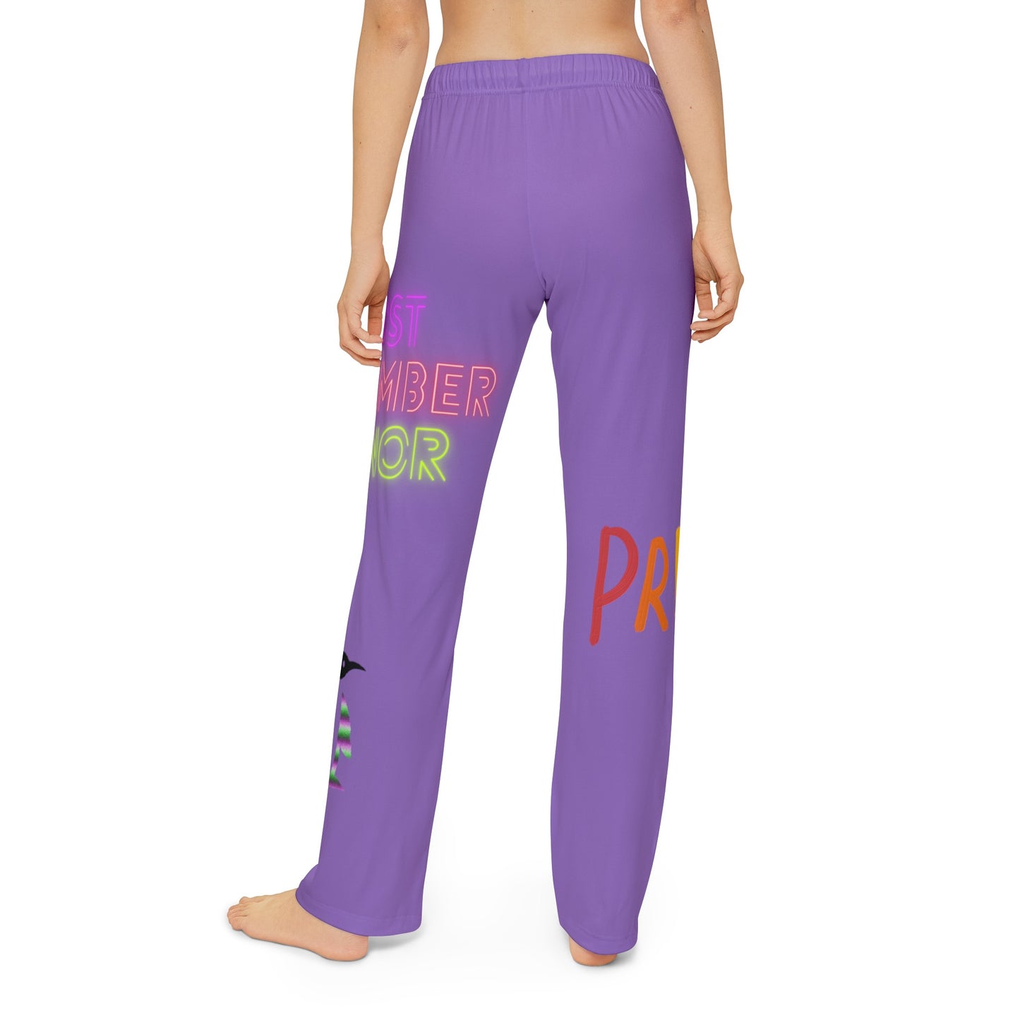 Pajama na Pantalon ng mga Bata: LGBTQ Pride Lite Purple 