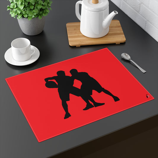 Placemat, 1pc: Basketball Red
