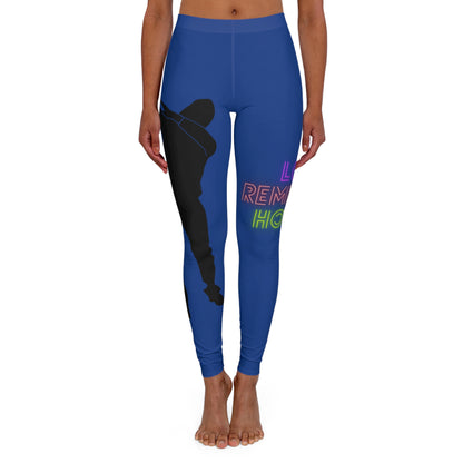 Women's Spandex Leggings: Dance Dark Blue